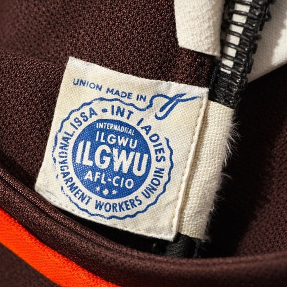 Vintage 1940s 1950s Union Made Brown Cream Sleeveless Fit And Flare Dress Medium - Picture 2 of 2